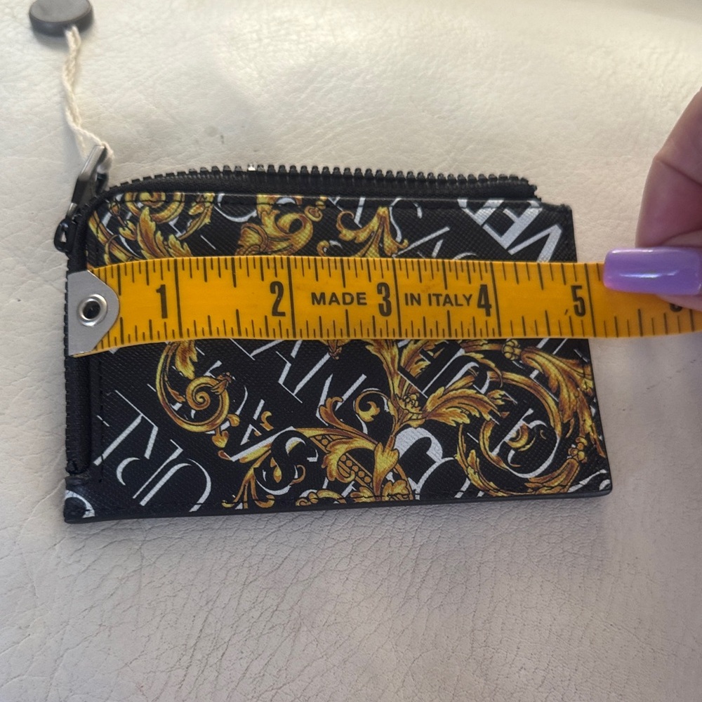 Versace Jeans Couture Black, White and Gold Card Holder - Picture 13 of 16